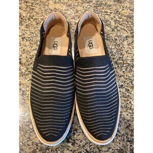 UGG Women’s Sammy Breeze Slip-on Sneaker in Black Mesh Size 8 NWOT